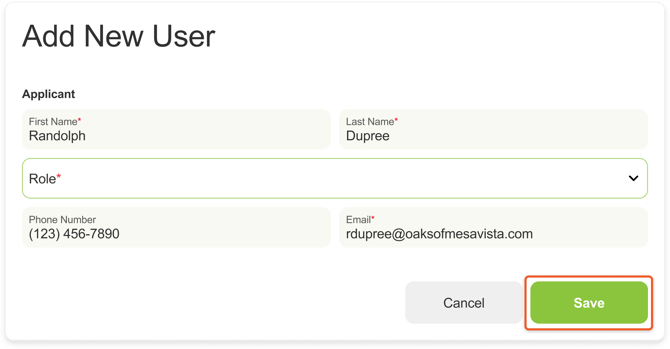 Add New User
