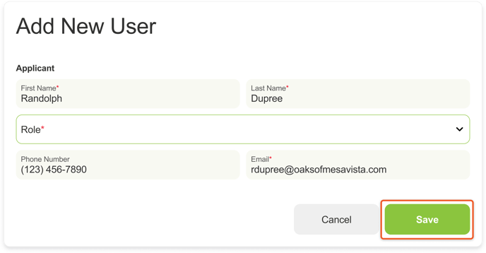Add New User